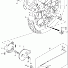 DR Z125,L Rear wheel (dr-z125lk4 / lk5 / lk6 / lk7)