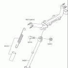 DR-Z110 Подножка