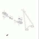RM125 Stand - footrest (model k1 / k2)