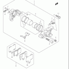 GSX-R750 Задний суппорт