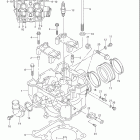 DR Z400E Головка цилиндра
