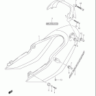 GSF1200,S,Z BANDIT Seat tail cover (gsf1200sk5)
