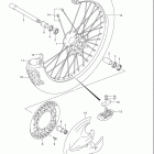 RM250 Front wheel (model k1 / k2 / k3 / k4)