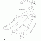 GSF1200,S,Z BANDIT Seat tail cover (gsf1200sk4)