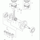 DR200SE Коленвал