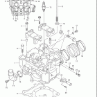 DR-Z400E Головка цилиндра