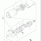 DR200SE Стартер (model k1)