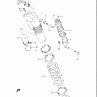 RM250 Rear shock absorber (model k1 / k2 / k3)