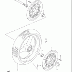 GSF1200,S,Z BANDIT Переднее колесо