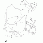 DL1000 V-STROM Cowl body installation parts (model k2 / k3)
