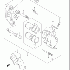 DR650SE Передний суппорт тормозной
