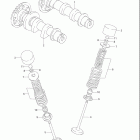 DR-Z250 Распределительный вал  /  клапана
