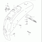 LS650  Boulevard S40 Заднее крыло
