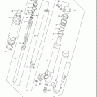 DR-Z250 Передняя вилка