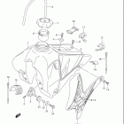 DR Z125,L Топливный бак (модель K4)