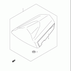 GSX-R750 Seat tail box (gsx-r750k5)