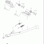DR-Z400E Подножка