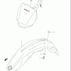RM250 Front fender (model k4 / k5)