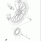 DR200SE Переднее колесо