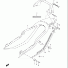 GSF1200,S,Z BANDIT Seat tail cover (gsf1200szk5)