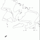 GS500F Under cowling installation parts (gs500fk4 / k5 / k6)
