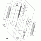 DR-Z400E Передняя вилка
