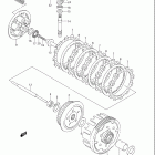 DR Z125,L Сцепление