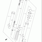 DR Z125,L Front damper (dr-z125k3 / k4 / k5 / k6 / k7)