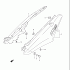 DL1000 V-STROM Seat tail cover (model k5)