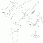 DR-Z400, E Rear fender (model k4)