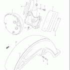 VL1500, B INTRUDER Front fender (model y / k1 / k2)