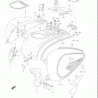 VL1500, B INTRUDER Side cover (model k3)