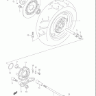 VL1500, B INTRUDER Rear wheel (model k2 / k3 / k4)
