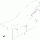 DR-Z400, E Сиденье (model y / k1)