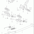 DR-Z400S Подножка