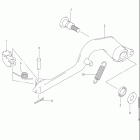 DR-Z400, E Задний тормоз