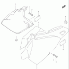 DR-Z400S Frame cover (model k3 / k4)
