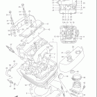 VL1500, B INTRUDER Головка цилиндров (передняя)