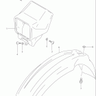 DR-Z400S Переднее крыло (модель k1)