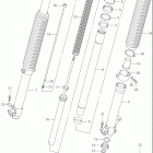 DR-Z400S Передняя вилка (model k2 / k3 / k4)