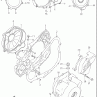 DR-Z400, E Crankcase cover (dr-z4ooy / k1 / k2 / k3 / k4)