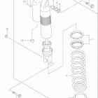 DR-Z400, E Задний амортизатор