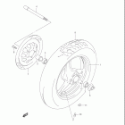 VZ800 MARAUDER Переднее колесо