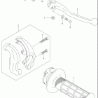 DR-Z400S Рукоятка газа и тормоза