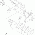 DR-Z400, E Задний суппорт