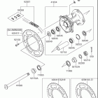 RM-Z250 Задняя ступица колеса