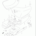 VL1500, B INTRUDER Frame cover (model w / x)