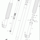 DR-Z400S Передняя вилка (model y / k1)