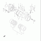 VL1500, B INTRUDER Front caliper (model x / y / k1)