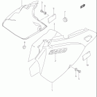 DR-Z400, E Frame cover (model y / k1 / k2)